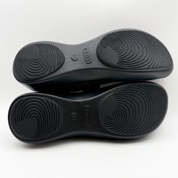 Naot Womens Sea Mary Jane Shoes EU 42 US 11 M Black Leather NWOB - Picture 11 of 12